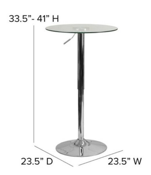 Glass Top Hightop Table TR Tents & Events